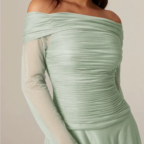 Aw Bridal Isadora Sage Green Dress - Picture 5 of 8